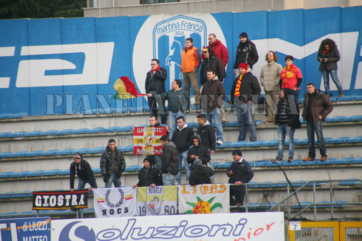 Tifosi al seguito a Martina Franca