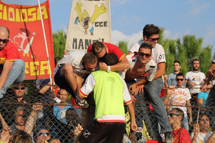 Tifosi in festa a Palazzolo