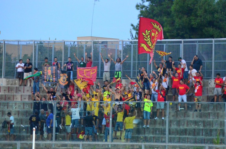 I tifosi messinesi a Barletta