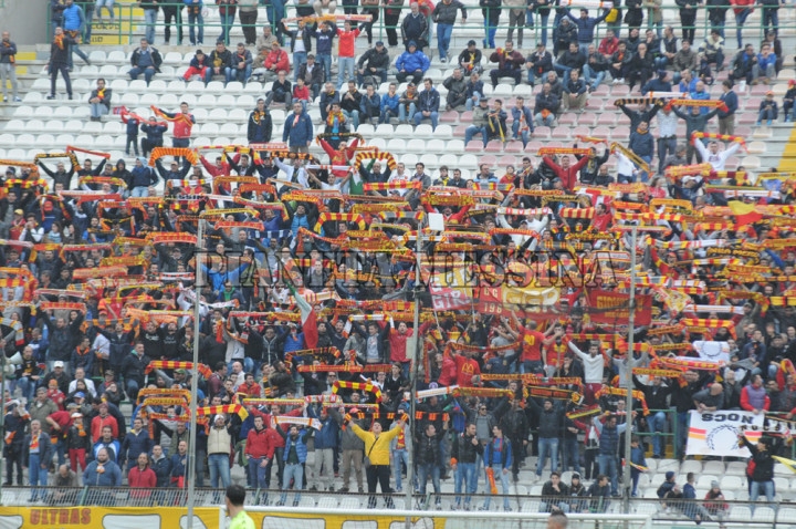 Messina-Catanzaro, sciarpata in Curva Sud