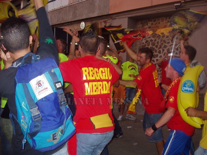 La gioia dei tifosi peloritani