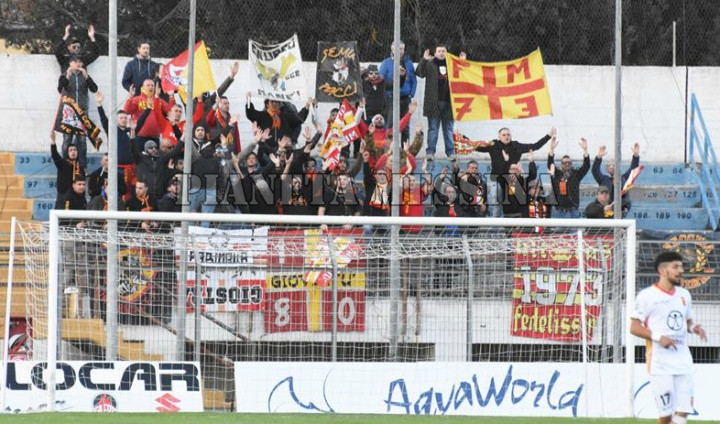 I tifosi del Messina anche a Matera