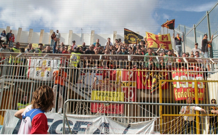 I tifosi mesinesi ad Agrigento